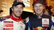 Sebastien Loeb und Kimi Räikkönen