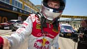 Qualifying-Sieger Mattias Ekstroem, Audi Sport Team Abt