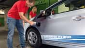 Toyota Prius Plugin, Steckdose