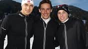 Rahel Frey, Edoardo Mortara , Filipe Albuquerque 
