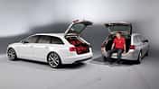 Audi A6 Avant, BMW 5er Touring, beide Fahrzeuge, Ladevolumen