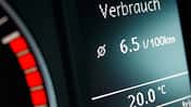 VW Scirocco 1.4 TSI, Verbrauch, Detail, Bildschrim, Anzeige