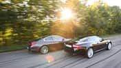 BMW 650i, Jaguar XK 5.0 V8 Portfolio, Seitenansicht