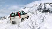 Fiat Panda 4X4, Heck, anfahren