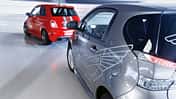 Aston Martin Cygnet, Abarth 695 Tributo Ferrari, Seitenansicht