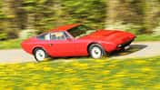 Maserati Khamsin, Seitenansicht