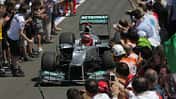 Michael schumacher Mercedes GP Valencia 2012 Europa Boxengasse