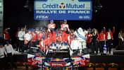 Rallye Frankreich Sebastien Loeb Podium 2012
