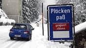 Verkehrschild gesperrter Paß