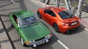 Toyota GT 86, Toyota Celica, Seitenansicht