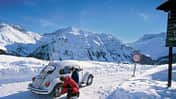 VW Käfer, Winterlandschaft VW Käfer, Winterlandschaft