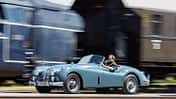 Jaguar XK 140, Seitenansicht
