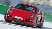 Porsche Cayman S, Frontansicht, Driften