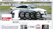 sport auto Facebook-Fan-Seite 2013