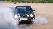 VW Golf Country, Frontansicht, Wasserdurchfahrt
