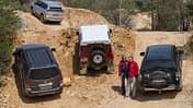 Land Rover Defender, Mitsubishi Pajero, Nissan Pathfinder, Toyota Landcruiser