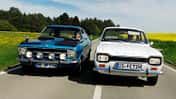 Opel Rallye Kadett 1100 SR, Ford Escort I, Frontansicht