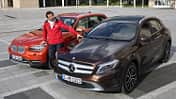 BMW X1, Mercedes GLA, Draufsicht