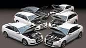 BMW 520i, Mercedes E 200, Audi A6 3.0 TDI Quattro, BMW 528i, Mercedes E 250, Audi A6 3.0 TDI Quattro