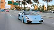 Lamborghini Gallardo Spider, Frontansicht, Palmen