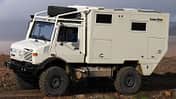 Unimog U 1550L Langer + Bock Wohnkabine Expeditionsmobil