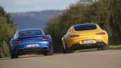 11/2014, Porsche 911  trifft Mercedes AMG GT