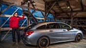 Mercedes CLA Shooting Brake Sitzprobe