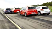 VW Golf GTI vs. GTD und Scirocco TSI vs.TDI