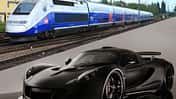 Composing Bahn Auto Venom Zug