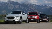 Jeep Renegade, Mazda CX-3, Mini Cooper Countryman
