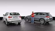 BMW X3, Mercedes GLC, Heckansicht