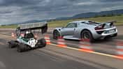 Formel Student, Porsche 918 Spyder, Impression, Beschleunigungsduell