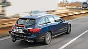 Abgastest auf der Straße, Mercedes C-Klasse, AMS2515