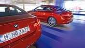 BMW 428i Coupé, Mercedes C 300 Coupé, Heck