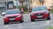 Mazda 6 Kombi Skyactiv-D 175 AWD, Skoda Octavia Combi RS 2.0 TDI 4x4