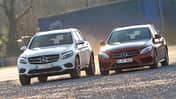 Mercedes C 250 d 4Matic T, Mercedes GLC 250 d 4Matic, Frontansicht