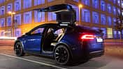 Tesla Model X P90D, Fondsitz, Aussteigen
