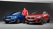 Audi Q2, BMW X2, Frontansicht