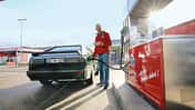 Audi Sport Quattro, Tankstelle