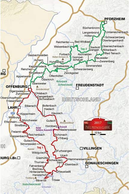 Paul Pietsch Classic 2017 - Route