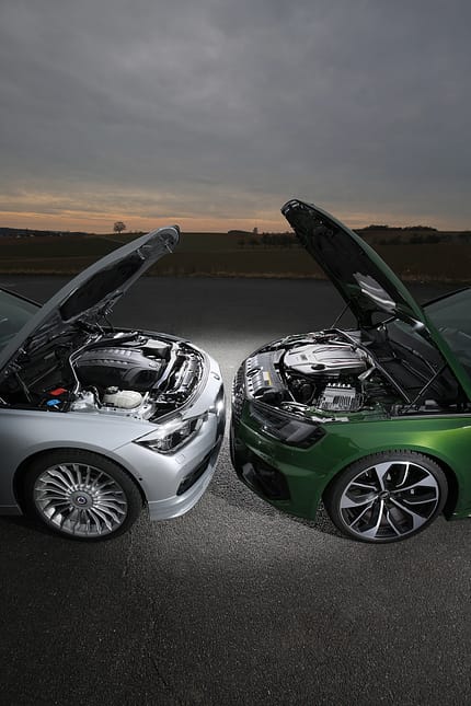 Audi RS 4 Avant, BMW Alpina B3 S Touring Allrad, Vergleichstest, ams0818 Audi RS 4 Avant, BMW Alpina B3 S Touring Allrad, Exterieur