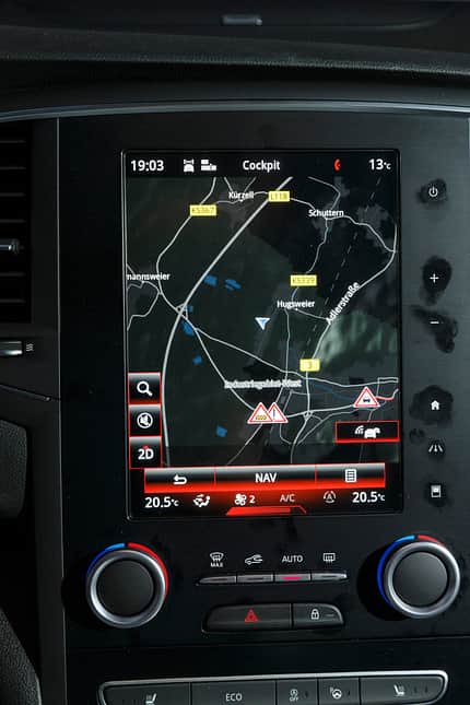 Renault Mégane Grandtour dCi 130, ams2216, Vergleich Renault Mégane Grandtour dCi 130, Infotainment