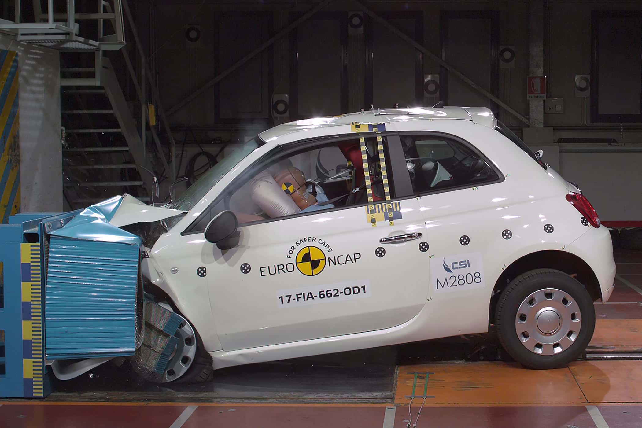 EuroNCAP Crashtest 2017 Fiat 500