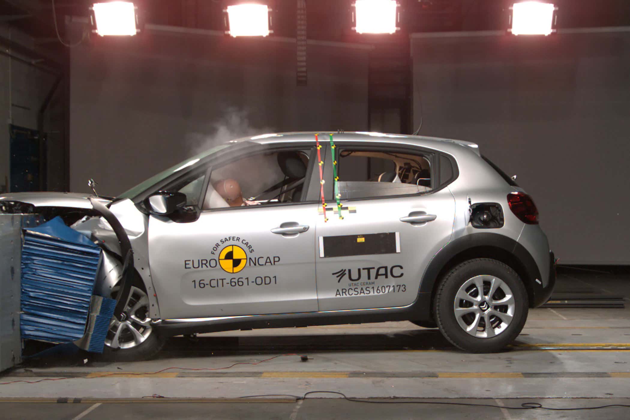 EuroNCAP Crashtest 2017 Citroen C3