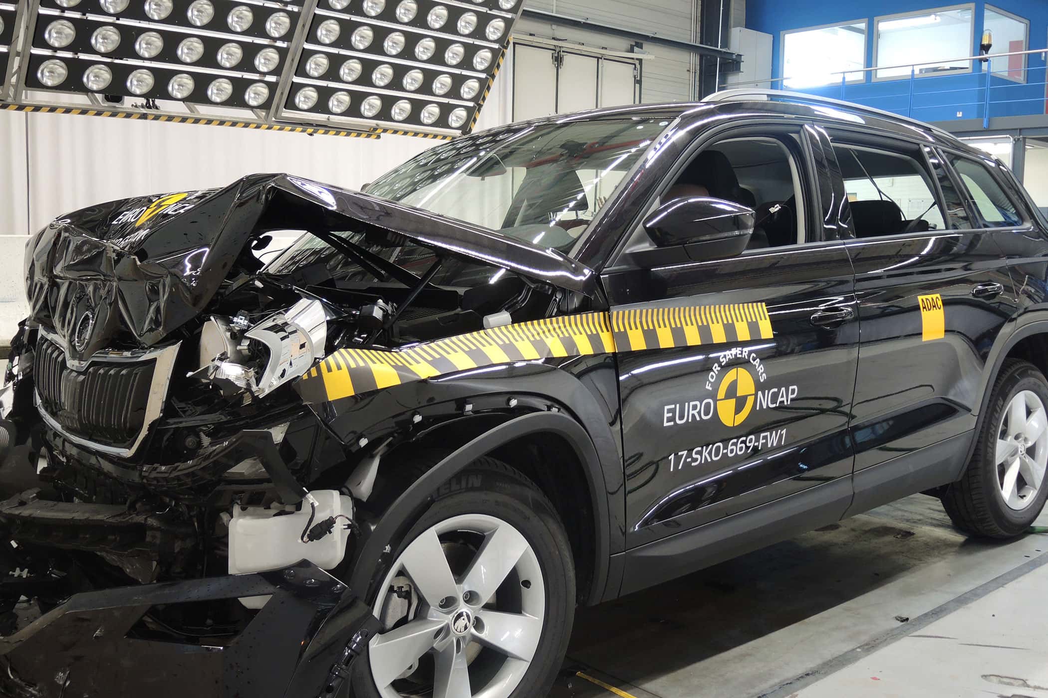 EuroNCAP-Crashtest 2017 Skoda Kodiaq