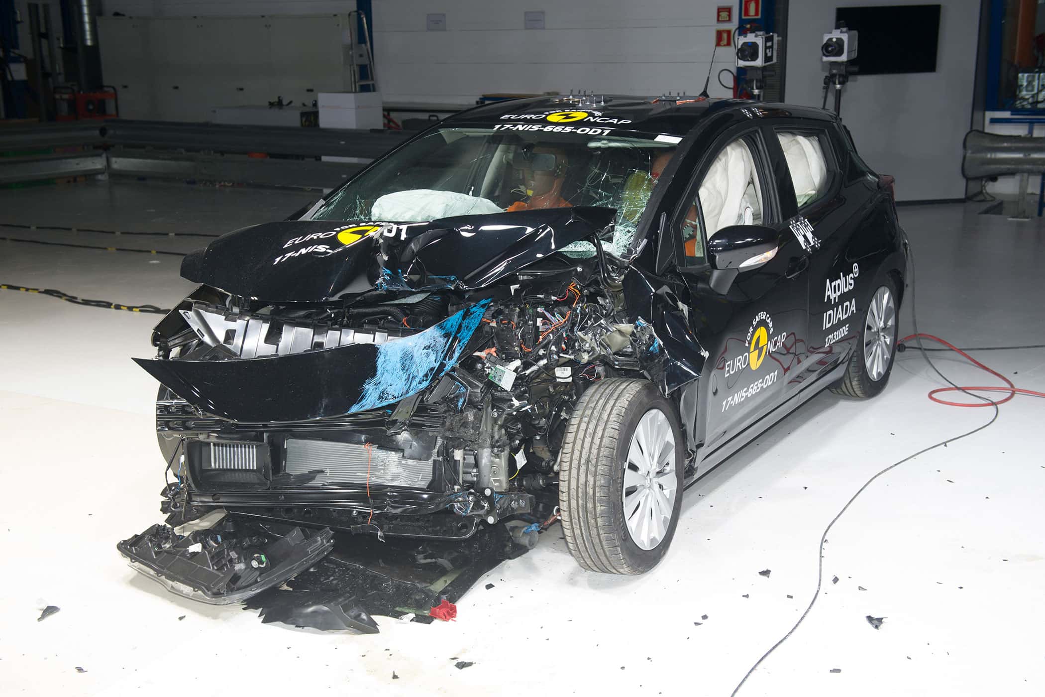 EuroNCAP-Crashtest 2017 Nissan Micra