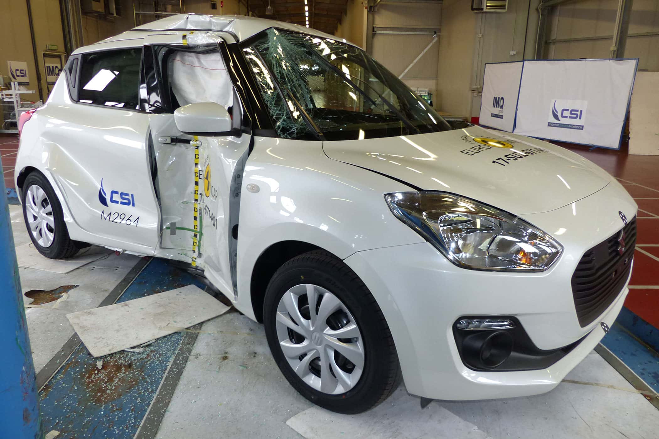 EuroNCAP-Crashtest 2017 Suzuki Swift