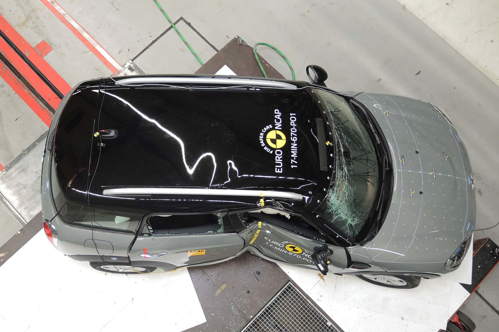 EuroNCAP-Crashtest 2017 Mini Countryman