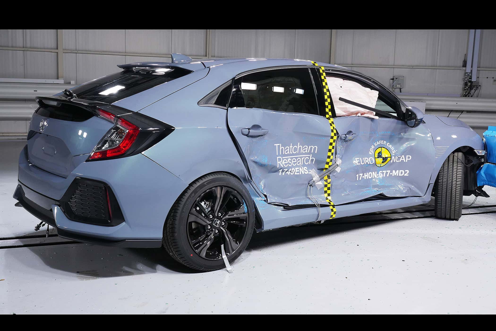EuroNCAP Crashtest Honda Civic