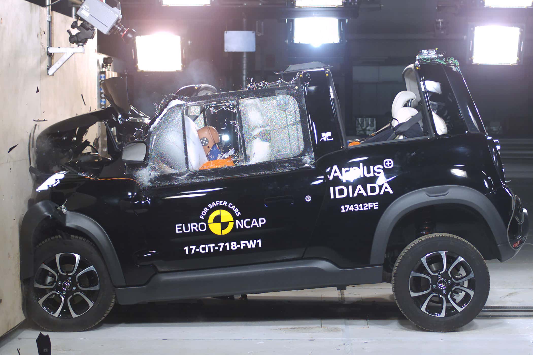 EuroNCAP Crashtest Citroen E-Mehari